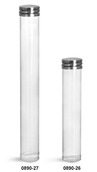 Sks Bottle & Packaging - Plastic Tubes, Clear Plastic Round Tube W 