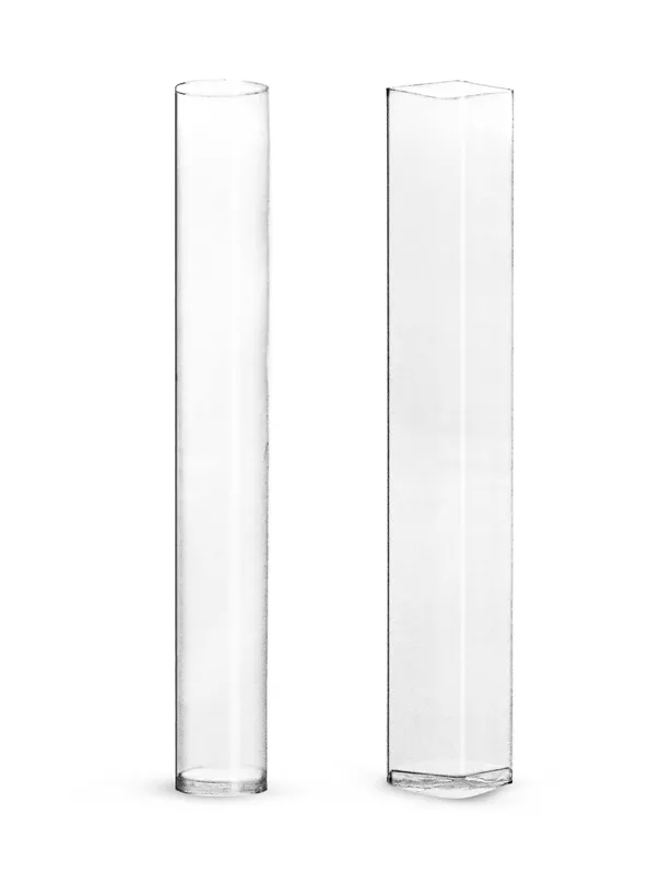 8 Inch Clear Propionate Plastic Tubes (Bulk)