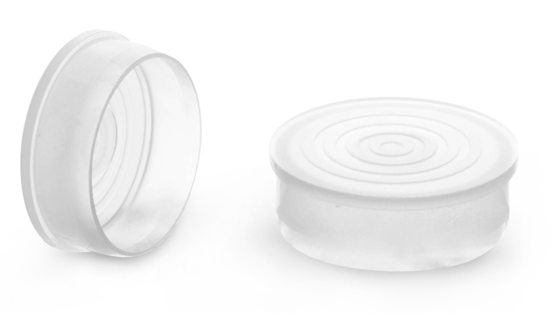 Natural LDPE Round Plug Closures For Plastic Tubes