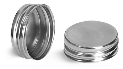Metal Caps, Silver Metalized Unlined Caps