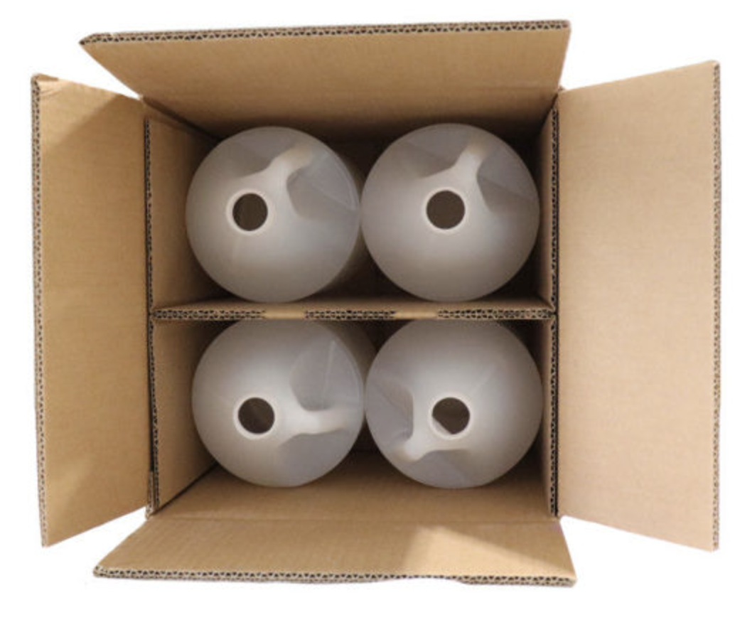 1 Gallon, UN Rated Natural HDPE Jugs, UN Rated, (Bulk), Caps NOT Included
