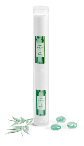 Round PVC Plastic Tubes w/ Plugs