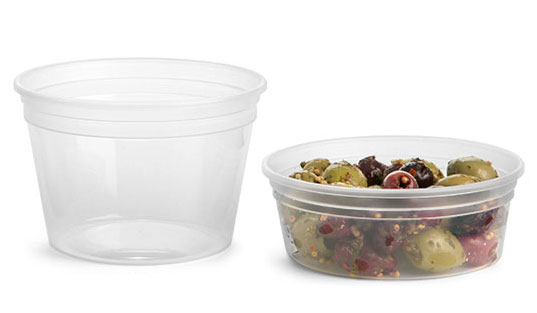 Clear Polypropylene Tubs (Bulk), Lids NOT Included