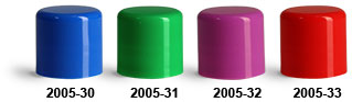 Plastic Caps, Smooth Polypropylene Friction Fit Caps For Lip Balm Tubes