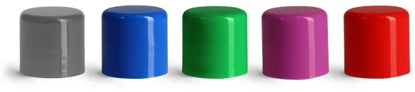Colored Smooth Polypro Friction Fit Caps
