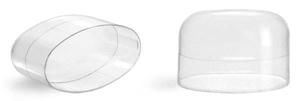 Plastic Caps, Natural Polypropylene Dome Caps For Natural Deodorant Tubes