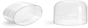Natural Polypropylene Dome Caps for Natural Deodorant Tubes