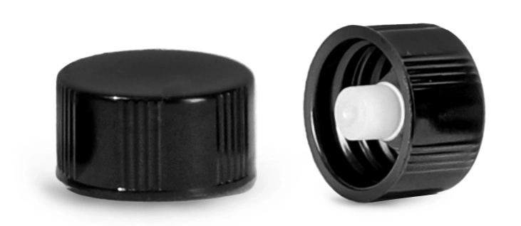 15/425   Black Phenolic Cone Lined Caps