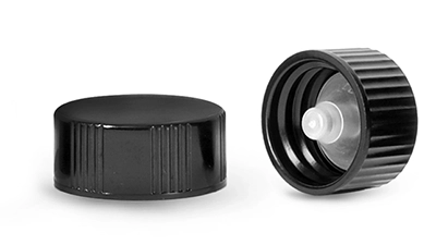 Black Phenolic Cone Lined Caps