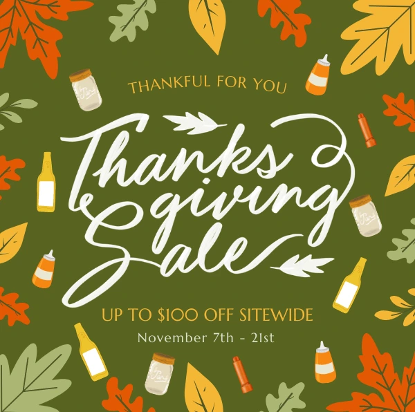 November Sitewide Sale