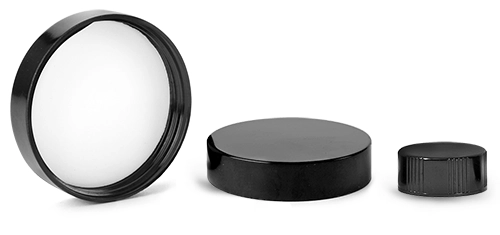 Black Phenolic F-217 Lined Caps