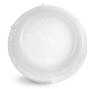 Natural HDPE Reike Screw Caps w/ EPDM Gaskets