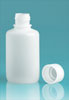 HDPE Leak Proof Water Bottles, Natural Narrow Mouth Bottles w/ Screw Caps