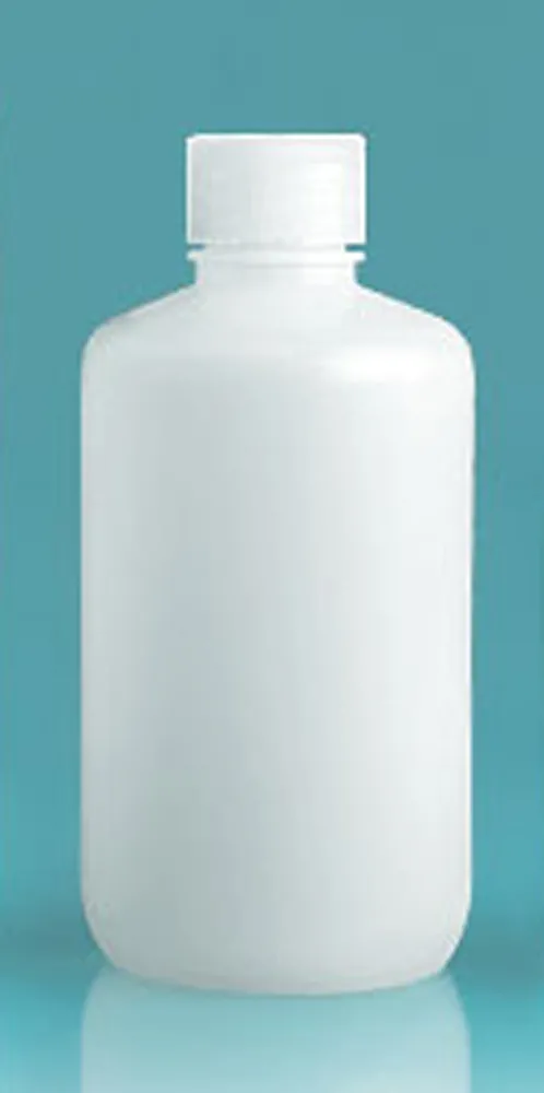 250 ml Natural Polypropylene Narrow Mouth Leak Proof Water Bottles w/ Caps