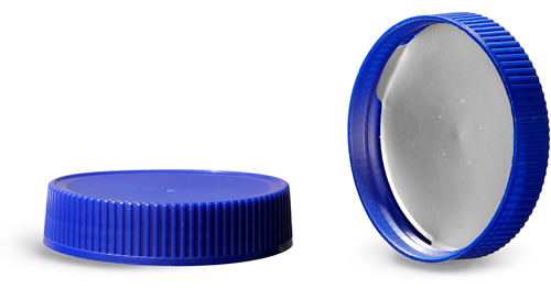 Original Blue Ribbed Induction Lined Caps