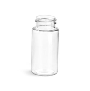 Clear PET Sample Vial, 22/400 (Bulk)