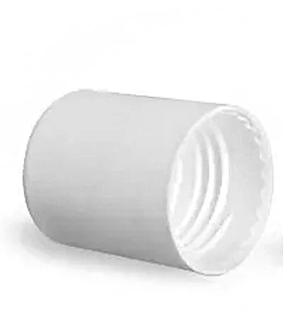 19 mm Matte White Polypropylene Caps for 0.35 oz Roll On Containers