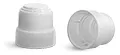 White Polypropylene Child Resistant Caps For 3 oz Roll On Bottles