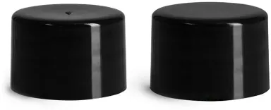 Black Polypropylene Smooth PE Lined Caps