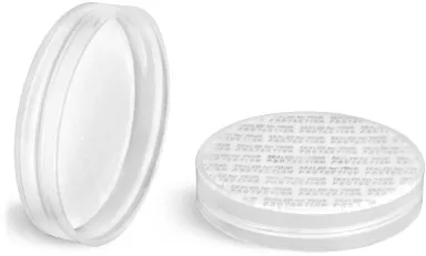 Natural Polypropylene Smooth Caps w/ PS22 Printed Liners