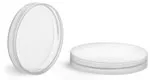 Plastic Caps, Natural Polypropylene Smooth Unlined Caps
