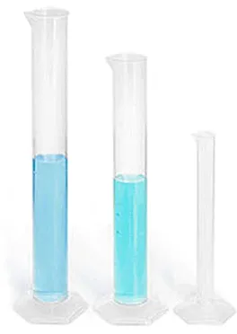 White Natural Measuring Glass Pp 25ml & 60ml, For General Plastics