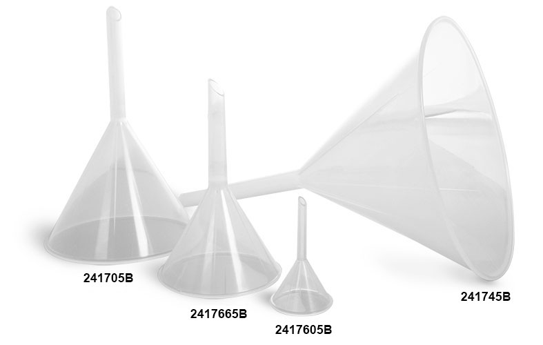Plastic Funnels, Polypropylene Analytical Funnels