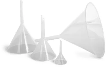 Plastic Funnels, Plastic Analytical Funnels