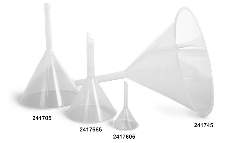 Plastic Funnels, Polypropylene Analytical Funnels