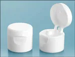 24/410 Smooth White Snap Top Dispensing Caps