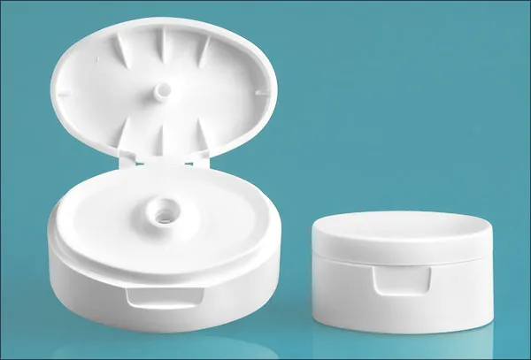 18 mm 18 mm White Plastic Snap Top Caps