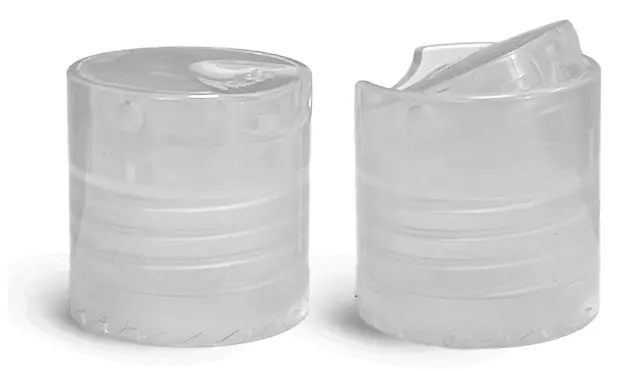 New 24/410 Natural Polypropylene Disc Top Caps