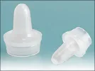 Natural LDPE Streaming Dropper Tip Plugs