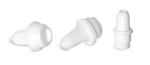 15 mm White LDPE Controlled Dropper Tip Plug