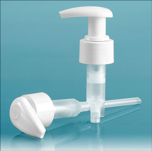 Lotion Pumps, 2 Cc White Smooth Lotion Pumps