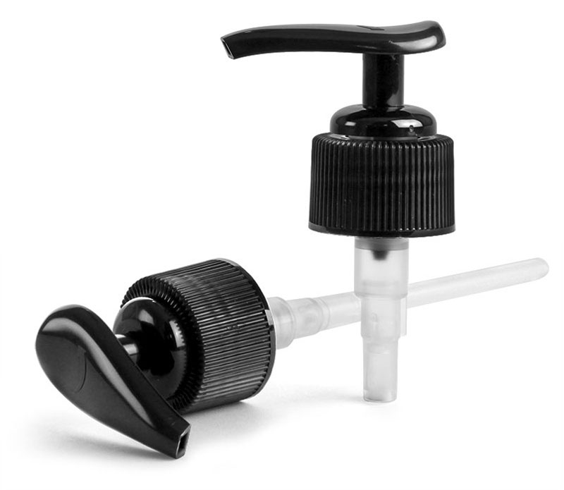 Lotion Pumps, Black Lotion Pumps With Locking Ring