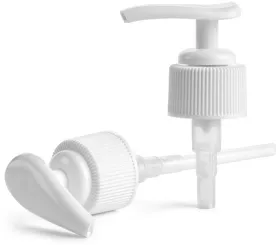 Lotion Pumps, White Lotion Pumps