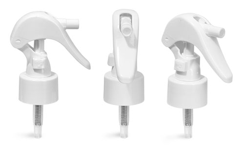 Trigger Sprayers, White Mini Trigger Sprayers