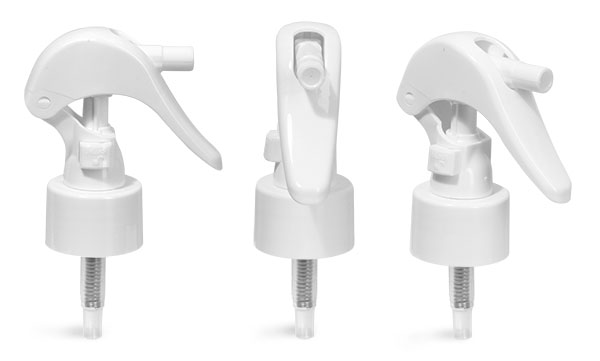 Trigger Sprayers, White Mini Trigger Sprayers