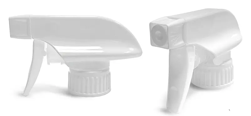 Trigger Sprayers, White Polypropylene Trigger Sprayers