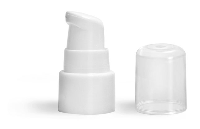 White Smooth Treatment Pumps