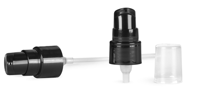 Treatment Pumps, Smooth Black Treatment Pumps