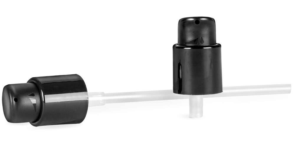 20/410, 3 1/2 inch tube Smooth Black Polypropylene Treatment Pumps w/ 3 1/2 Inch Tube