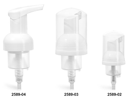 Foaming Pumps, White Polypropylene Foamer Pumps