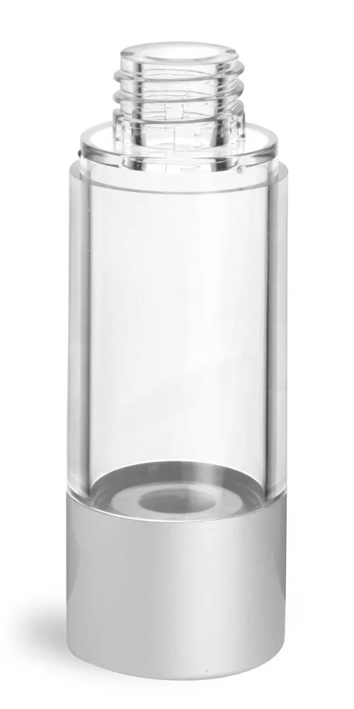 30 ml Clear AS Airless Pump Bottles (Bulk), Pumps & Caps NOT Included