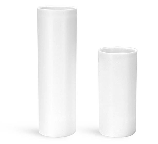 Plastic Bottles, White Polypropylene Airless Pump Bottles (Bulk), Pumps & Caps NOT Included