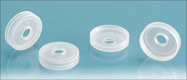 Orifice Reducers, Natural LDPE Orifice Reducers .230 Hole, For 5 oz Woozy Bottles