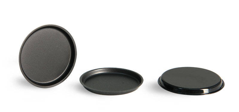 Disc Liners, Black Cosmetic Disc Jar Liners