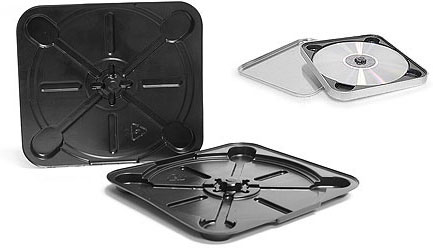 Black Plastic CD Inserts for Square Tins