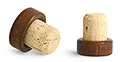 29 mm Cork Stoppers, Stained Wood Bar Tops w/ Natural Corks